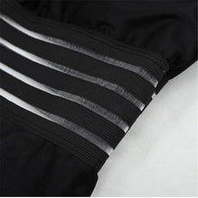 将图片加载到图库查看器，Luxury Women Black Swimsuits Women High Neck One Piece Swimsuits For Women Mesh Bathing Suits Open Back Swimwear One Piece Swimwear For Lady High Neck Bandage Cross Back Swimming Suit Female Holiday Beachwear
