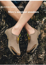 将图片加载到图库查看器，Summer Mesh Beach Men Shoes  Lightweight Breathable Walking Footwear New Slip-On Comfortable Outdoor Walking Footwear Non-Slip Running Climbing Shoes Sneakers Lightweight Breathable Walking Shoes
