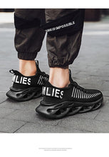 Load image into Gallery viewer, Spring Breathable Men's Sneakers Mesh Casual Shoes Blade Design Tenis Sneakers Summer White Outdoor Running Tennis Blade Sneakers Sport Fashion Comfortable Casual Gym Sneakers
