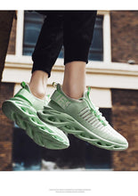 Load image into Gallery viewer, Spring Breathable Men's Sneakers Mesh Casual Shoes Blade Design Tenis Sneakers Summer White Outdoor Running Tennis Blade Sneakers Sport Fashion Comfortable Casual Gym Sneakers
