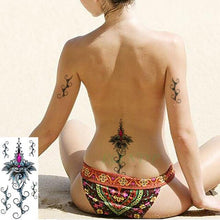 Load image into Gallery viewer, Elegant Waterproof Temporary Butterfly Sticker Tattoo Fake  Halloween Party Tattoo For Woman Girls
