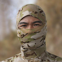 将图片加载到图库查看器，Tactical Camouflage Balaclava Full Face Mask CS Wargame Army Hunting Cycling Sports Helmet Liner Military Multiamp CP Skating Hat Motorbike Biker Racing Breather Mask Tactical Airsoft Cap Scarf Mask Ski Hat Spring Summer For Men Women
