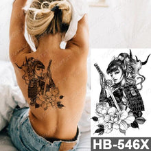 Load image into Gallery viewer, Different Stylish Waterproof Temporary Tattoo Sticker Heart Knife Angel Makeup Tattoos For Women Men
