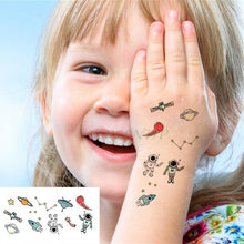 将图片加载到图库查看器，Elegant Waterproof Tattoo Sticker Sun Moon Fake Tatto Fashion Moon Temporary Fun Sun Wave Magic Tatoos For Womens Mens
