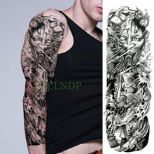 Load image into Gallery viewer, Extra Large Full Arm Leg Body Hand Waterproof Fake Tattoo Stickers Temporary Realistic Black Modern Mens Tattoo

