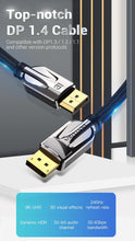 Load image into Gallery viewer, Fast 1.4Gbps 8K 60Hz 4K HDR  Display Port Audio Cable for Video PC Laptop TV

