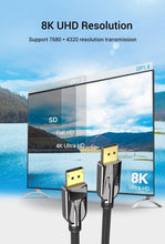 Load image into Gallery viewer, Fast 1.4Gbps 8K 60Hz 4K HDR  Display Port Audio Cable for Video PC Laptop TV
