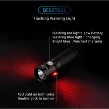 Load image into Gallery viewer, Bike Light Rainproof USB Rechargeable LED 2000mAh MTB Front Lamp Headlight Aluminum Ultralight Flashlight Super Bright Bicycle Front Headlight 5 Light Modes And Large Capacity Battery

