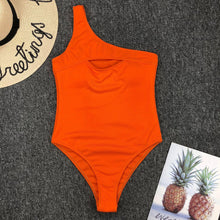 Load image into Gallery viewer, Luxury Black Female Swimsuit Vintage One Piece Ruffled Push Up Tummy Control Swimwear Halter One Piece Slimming Retro Swimsuit Women's Plus Size Push Up Bathing Suit Solid Red Swimwear Women Padded Bathing Suits
