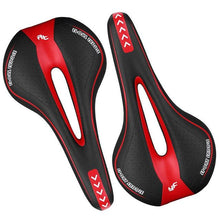 Load image into Gallery viewer, 1 PCS Comfort Gel Bicycle Seat Soft Road Mountain Bike Saddle Comfortable Bicycle Seat Gel Waterproof Bike Saddle With Central Relief Zone And Ergonomics Design For Mountain Bikes Road Bikes
