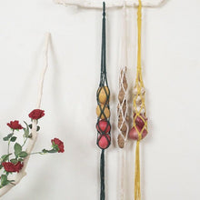 Load image into Gallery viewer, Handmade Wall Art Home Wall Decor Woven Hanging Tapestry Tassel Wind Chimes Wall Hanging Ornaments  Hand Macrame Wall  For Wall Wedding Living Room Gallery Patio Apartment Yard Decor
