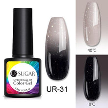 Load image into Gallery viewer, Luxury Modern Elegant Colorful Diamond Gel Nail Polish UV Temperature Color Changing Elegant Fashion Rainbow Colors For Womens
