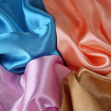 Load image into Gallery viewer, Luxury Long Soft Square Silk Scarves Lightweight Elegant Satin Silk Soft Head Wrap Escharpe Hijab Scarf Muslim Female Silky Shawls Wrap Hair Head Scarves Bandanna For  Women 90*90cm
