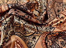 Load image into Gallery viewer, Luxury Long Soft Square Silk Scarves Lightweight Elegant Satin Silk Soft Head Wrap Escharpe Hijab Scarf Muslim Female Silky Shawls Wrap Hair Head Scarves Bandanna For  Women 90*90cm
