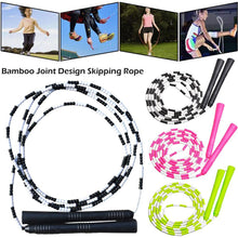 Load image into Gallery viewer, Jump Rope PVC Design Skipping Rope Childrens Fancy Bead Exercise Gym Training Jump Rope Outdoor Jump Rope For Kids Adults And Athletes Family Fun Fitness Skipping Rope For Girls
