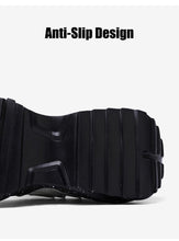 将图片加载到图库查看器，Mens Strong Casual Fashion Chunky Sneakers Height Increasing Spring Thick Sole Footwear Fashion High Quality Sneakers Slip on Walking Shoes High Top Casual Shoes For Men
