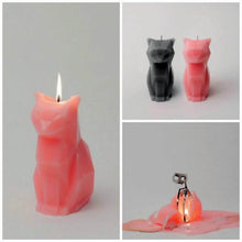 将图片加载到图库查看器，Black Cat Candle Cat Skeleton Candle Unveil Skeleton When Burning Cool And Unique Gifts For Animal Lovers Cat Gifts Cat Lovers Gift Pet Candle Handmade Candle Craft Candle With skeleton Christmas New Year Decoration Gift
