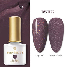 将图片加载到图库查看器，2021 New Womens Colorful Nail Gel Polish Modern Glitter Pink Purple UV Diamond Stylish Design Nail Colors Gel
