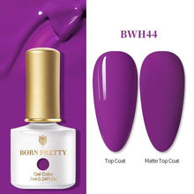将图片加载到图库查看器，2021 New Womens Colorful Nail Gel Polish Modern Glitter Pink Purple UV Diamond Stylish Design Nail Colors Gel
