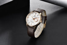 Load image into Gallery viewer, New Simple Luxury Mens Quartz Watch Casual Leather Strap Design Waterproof Comfortable Wrist Watch For Men
