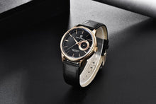 Load image into Gallery viewer, New Simple Luxury Mens Quartz Watch Casual Leather Strap Design Waterproof Comfortable Wrist Watch For Men
