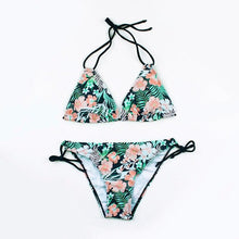 将图片加载到图库查看器，Swimwear Woman Swimsuit  Bikini New Push Up Bikini Set Bathing Suit Women's Bikini Swimsuits Floral Printed Bathing Suits For Women 2 Piece Bikini  Women  Floral Print Beachwear Two Piece Suit
