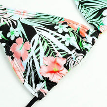 将图片加载到图库查看器，Swimwear Woman Swimsuit  Bikini New Push Up Bikini Set Bathing Suit Women's Bikini Swimsuits Floral Printed Bathing Suits For Women 2 Piece Bikini  Women  Floral Print Beachwear Two Piece Suit
