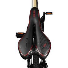 Load image into Gallery viewer, Leather Bike Saddle Road Bike Front Seat Cycling Saddles For Mens Breathable Hollow Cushion Bicycle Saddle Comfort Bike Saddle Ergonomic Waterproof Bicycle Seat For Road Bike Mountain Bike Seats
