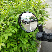 Load image into Gallery viewer, Rearview Mirror Bicycle Handlebar Mounted Convex Rear View Mirror Adjustable Rotatable Handlebar Mounted Plastic Reflector Handlebar For Mountain Road Bike Off Road Bike Fixed Gear Bike Handlebars Mirrors
