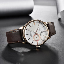 Load image into Gallery viewer, New Simple Luxury Mens Quartz Watch Casual Leather Strap Design Waterproof Comfortable Wrist Watch For Men

