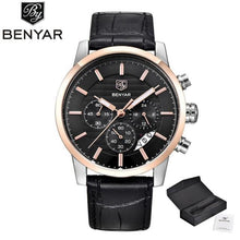 Load image into Gallery viewer, Luxury Men's Business Watches Fashion Watch Waterproof For Men's Casual Sport Leather Strap
