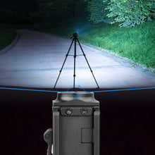 Load image into Gallery viewer, Rechargeable Spotlight Flashlight Waterproof  Adjustable High Lumen Super Bright USB LED Tactical Flashlight Gift Giving Torch Rail Mounted Flashlight For Outdoor Camping Hiking Fishing Jogging Walking
