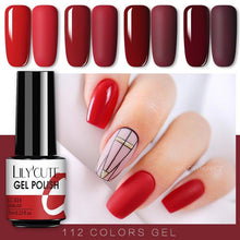 Load image into Gallery viewer, New Modern Fashion Colorful Matte Effect UV Gel Nail Polish Permanent Nail Painting Gel Luxury Matt Style For Women and Girls
