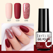 Load image into Gallery viewer, New Modern Fashion Colorful Matte Effect UV Gel Nail Polish Permanent Nail Painting Gel Luxury Matt Style For Women and Girls
