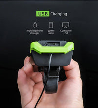 Load image into Gallery viewer, 4000mAh Bicycle Front Light Set USB Rechargeable Smart Headlight With Horn 800 Lumen LED Bicycle Light Set USB Rechargeable Super Bright  Bike Headlight
