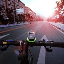 Load image into Gallery viewer, 4000mAh Bicycle Front Light Set USB Rechargeable Smart Headlight With Horn 800 Lumen LED Bicycle Light Set USB Rechargeable Super Bright  Bike Headlight
