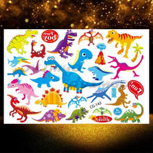 Load image into Gallery viewer, Small 3D Dinosaur Temporary Sticker Tattoos Colorful Tiny Tattoos For Party Children
