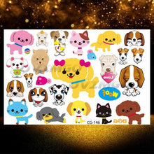 Load image into Gallery viewer, Small 3D Dinosaur Temporary Sticker Tattoos Colorful Tiny Tattoos For Party Children
