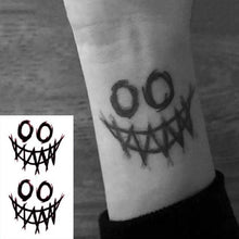 Load image into Gallery viewer, Elegant Small Waterproof Temporary Tattoo Sticker Makeup Flame Finger Black Square Rose Flower High Quality Design For Womens
