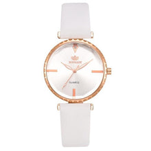 Load image into Gallery viewer, Elegant Style Fashion Womens Watch Luxury Leather Band Analog Quartz Wrist Watch Women Dress Leather Band Thin Minimalist Casual Simple Dress Analog Quartz Wristwatch
