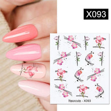 Load image into Gallery viewer, Embossed Nails Sticker 3D Flower Leaves Slider Water Transfer Nail Decals for Nail Art Transfer Sticker  3D Wave Design Decoration for Women Girls Art Stickers Decal Decoration Metallic Curve Strip Line Nail Decor
