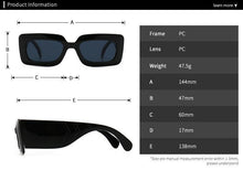 将图片加载到图库查看器，Oversized Square Sunglasses Classic Square Sunglasses For Men &amp; Women Sun Glasses In Snake Pattern For Traveling Shades Female
