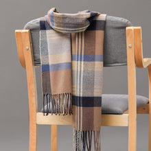Load image into Gallery viewer, Fashion Winter Casual Classic Soft Plaid Popular Couple Lightweight Tartan Muffler Warm Scarf Cashmere Scarves Shawls Wraps Lightweight Women Warm Lattice Scarves Cashmere Hijab For Women
