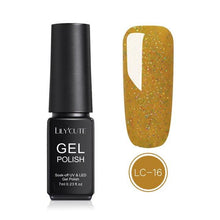 Load image into Gallery viewer, Luxury Metallic Womens Nail Polish Silver Rose Permanent UV Gel Nail Varnish Elegant Luxury Metal Effect More Collor For Girls
