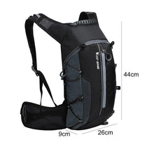 将图片加载到图库查看器，Bike Bags Portable Waterproof Backpack Cycling Water Bag Outdoor Sport Climbing Hiking Pouch Hydration Backpack  Bike Backpack  Mountain Biking Daypack Cycling Hiking Bicycle 10L
