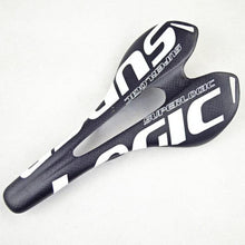 将图片加载到图库查看器，Full Carbon Fiber Bicycle Saddle Road Bike Carbon Saddle Seat Matt Bike Cushion Carbon Fiber Road Bike Saddle Cushion Lightweight Comfortable Bicycle Seat With PU Leather Cover For Road Bike And Mountain Bike
