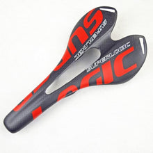 将图片加载到图库查看器，Full Carbon Fiber Bicycle Saddle Road Bike Carbon Saddle Seat Matt Bike Cushion Carbon Fiber Road Bike Saddle Cushion Lightweight Comfortable Bicycle Seat With PU Leather Cover For Road Bike And Mountain Bike
