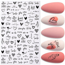 Load image into Gallery viewer, Summer Tropical Beach Coconut Tree Slippers 3D Nail Sticker Leaves Shell Transfer Decals Slider Decoration Manicures  Tip Water Transfer Nail Decals Sticker For Pretty Girl Self-Adhesive Nail Decals Designer Nail Stickers for Acrylic
