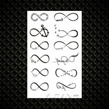 Load image into Gallery viewer, Fashion Small Sexy Black Temporary Waterproof Tattoo Cute Star Heart Tattoos Sticker Body Finger Tattoo For Kids Womens
