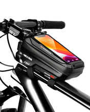Load image into Gallery viewer, Bike Bag Frame Front Top Tube Waterproof Hard Shell Cycling Bag Touch Screen Phone Case Bicycle Accessories Bike Phone Mount Bag Cycling Waterproof Front Frame Top Tube Handlebar Bag With Touch Screen Holder Case
